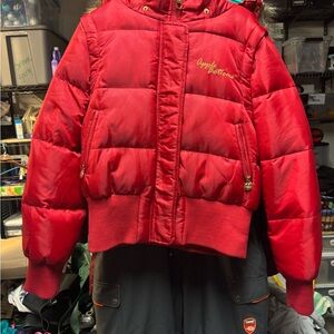 Apple Bottoms Vibrant Red Kids Puffer Coat